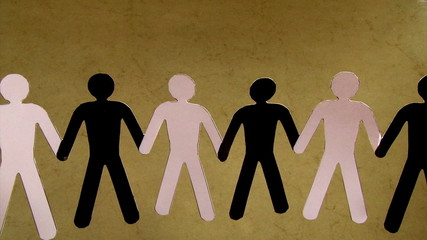 Stop racism. Anti racist campaign, appeal.