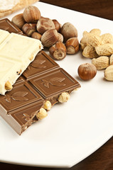 Chocolat and nuts