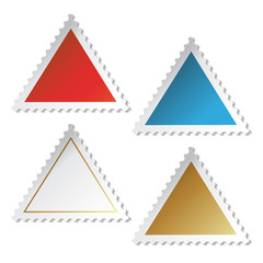 Vector stamp stickers