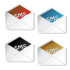 Vector message stickers