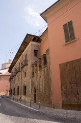 Fototapeta na wymiar Back Street in the beautiful city of Bologna Italy