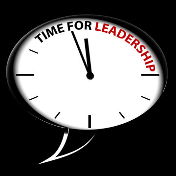 Bubble Clock "Time for leadership"