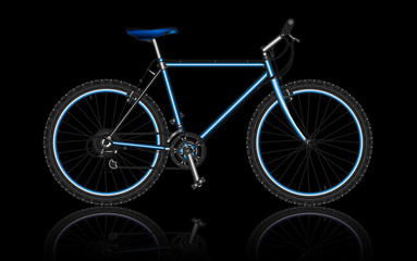 Fototapeta premium mountain bike, vector