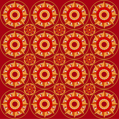 COLORFUL ORNAMENT SWIRLS, VECTOR