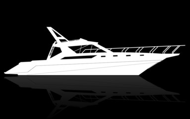 Luxury Yacht , vector