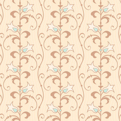 Floral seamless wallpaper