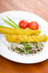 Traditional azeri kebab made with mashed potato