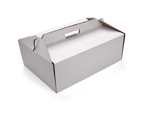 white delivery box container