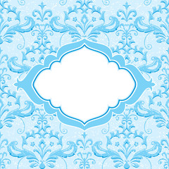 Ornamental card template