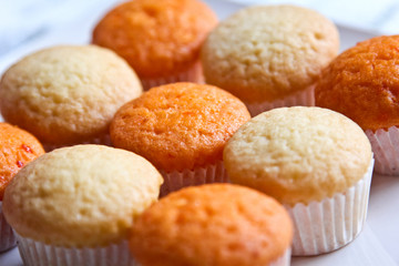 Orange and Vanilla cupcakes