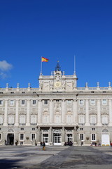 Obraz premium Palacio Real in Madrid, Spain