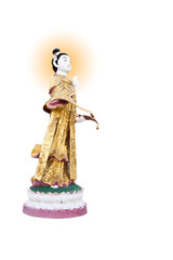 China Goddess isolated
