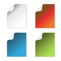 Vector sheet of paper