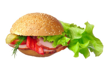 Bread with bacon