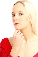 Naklejka premium Blondine