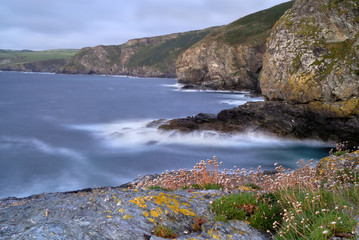 Cornwall Rocky Coast Seascape, UK