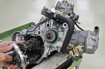 バイクエンジンの整備