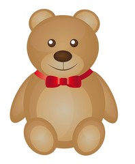 Obraz na płótnie Canvas cute teddy bear