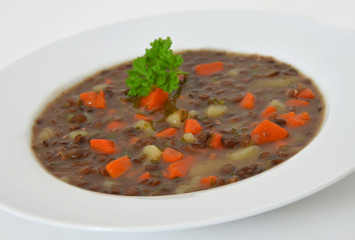 Linsensuppe