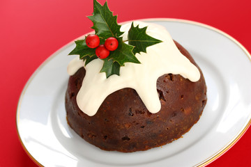homemade christmas pudding