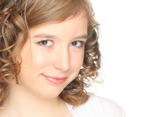 Fototapeta premium Happy teenage girl.