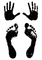 hands and feet print