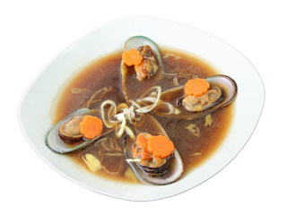 Mussel soup