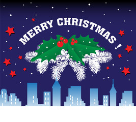 Fototapeta premium Christmas greeting