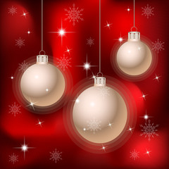 elegant christmas background, vector