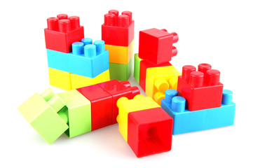 Obraz premium Plastic toy blocks