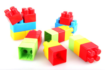 Obraz premium Plastic toy blocks
