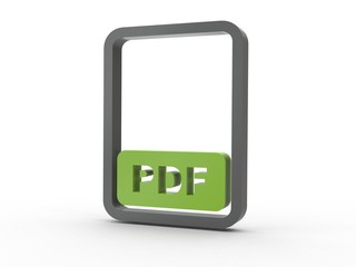 3d Icon Dokument PDF
