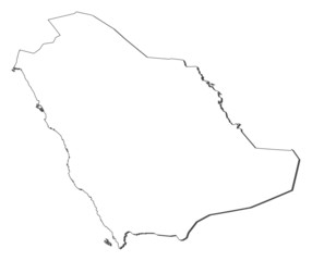 Map of Saudi Arabia