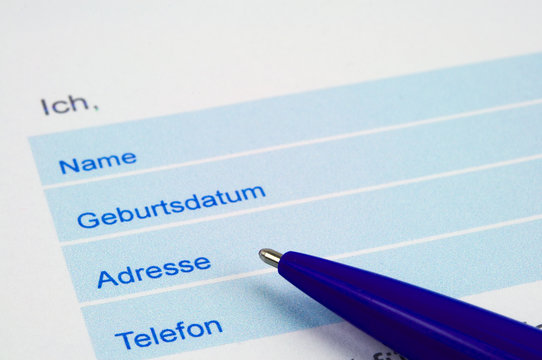 Pers&ouml;nliche Daten