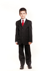 Obraz na płótnie Canvas Boy in official dresscode