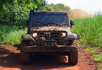 Fototapeta premium Off road car dirt