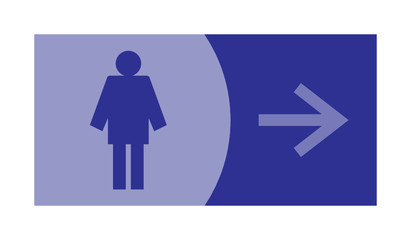 signe, symbole, picto, logo, flèche, homme, toilettes