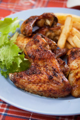 Oven roasted chicken wings