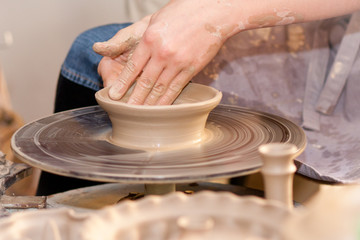 potter on the potters wheel