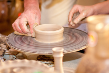 potter on the potters wheel