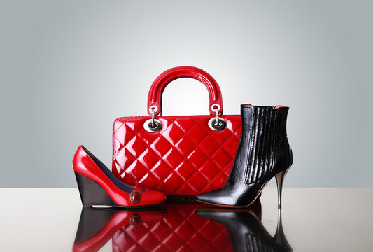 shoes and handbag,  fashion photo