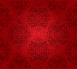 Abstract flower seamless background.