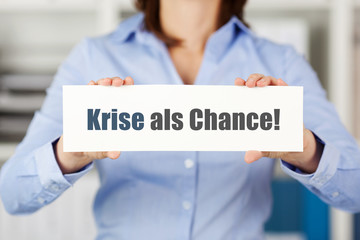 krise als chance