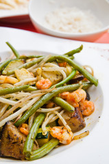 plate of asian cuisine