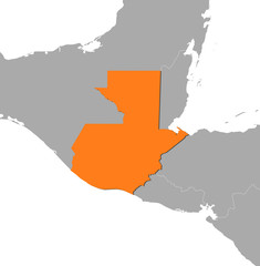 Map of Guatemala