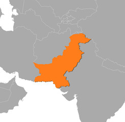 Map of Pakistan