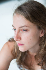 Naklejka premium young woman