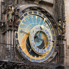 Fototapeta na wymiar Średniowieczny zegar astronomiczny w Pradze