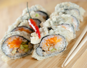 hot sushi with chilli