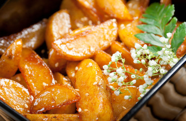 grilled potatoes